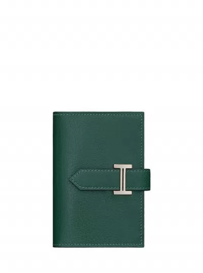Кошелек Hermes Bearn Compact Wallet Small Green