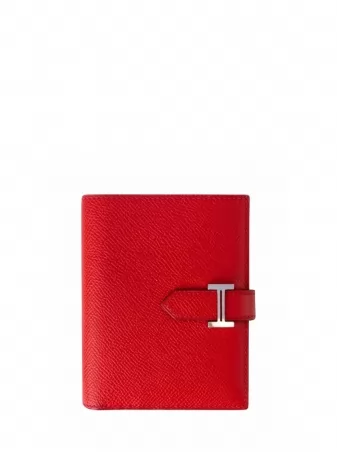 Кошелек Hermes Bearn Compact Wallet Small Red