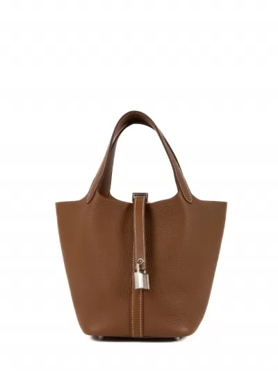 Сумка Hermes Picotin Lock Small Brown